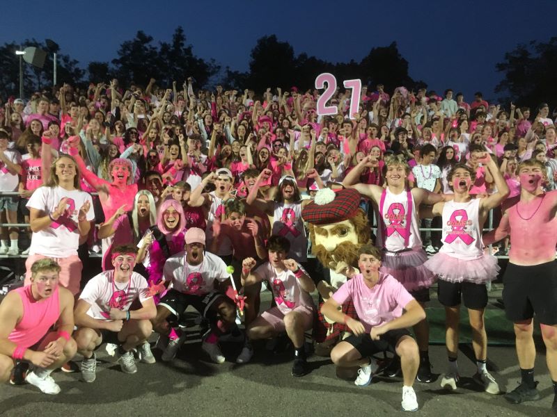 OHHS Red Sea Celebrates 2021 Pink Games for the Cause Success